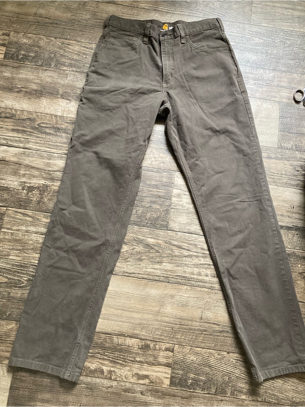 Carhartt Men's Straight Fit Pants in Dark Brown